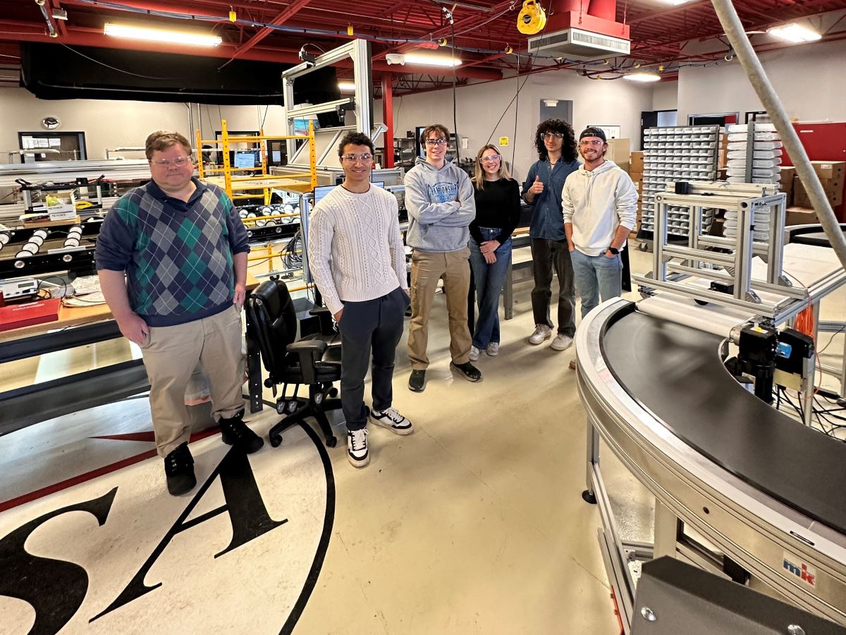 students at kspace testing facility