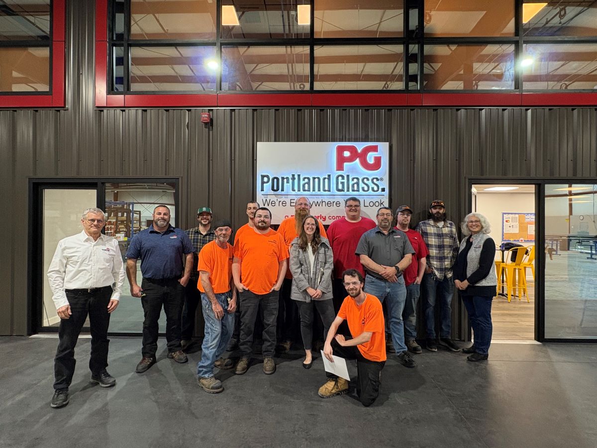 employees at Portland Glass