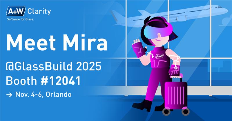 Meet Mira at GlassBuild 2025 in Booth #12041