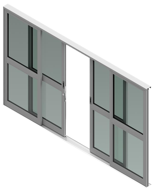 Sliding Mall Front door