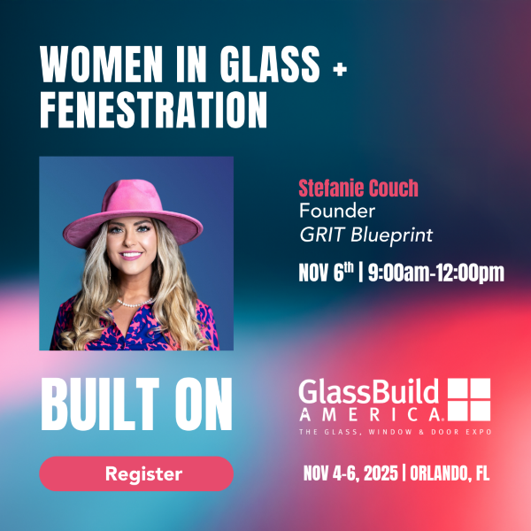 Women in Glass + Fenestration at GlassBuild