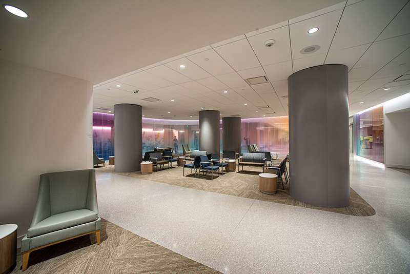Medical center lobby