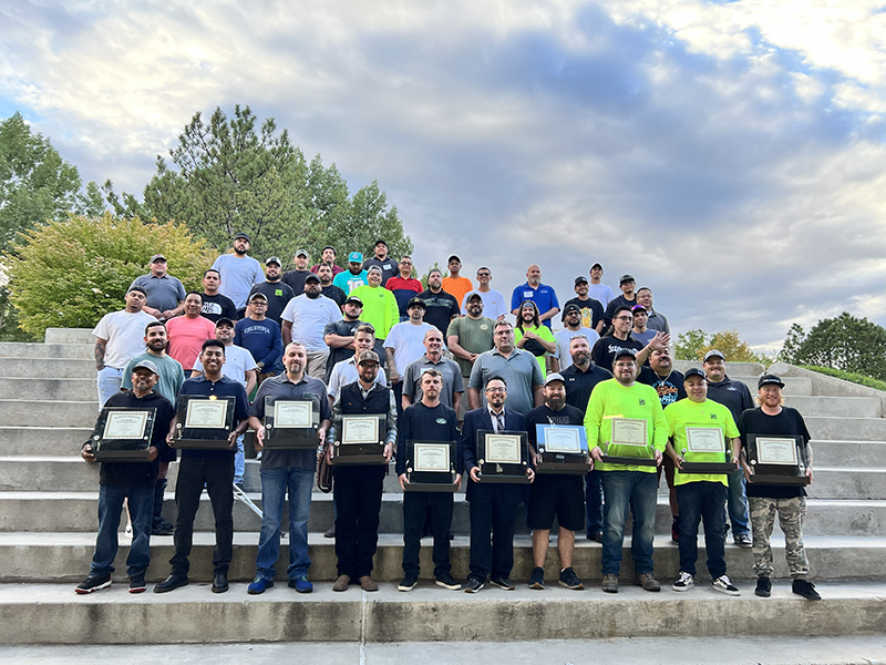 Apprentice glazier graduation