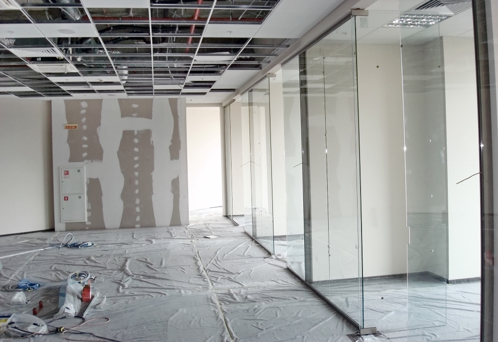 construction work office building