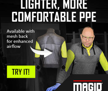 Magid’s M-GARD® garments with AeroDex® Technology integrate new fibers and yarn wrapping techniques for up to 30% lighter protection.