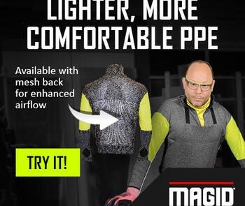 Magid’s M-GARD® garments with AeroDex® Technology integrate new fibers and yarn wrapping techniques for up to 30% lighter protection.